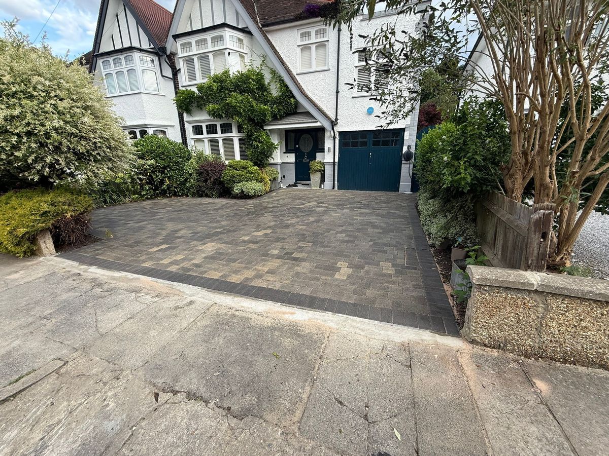 Professional paving finish