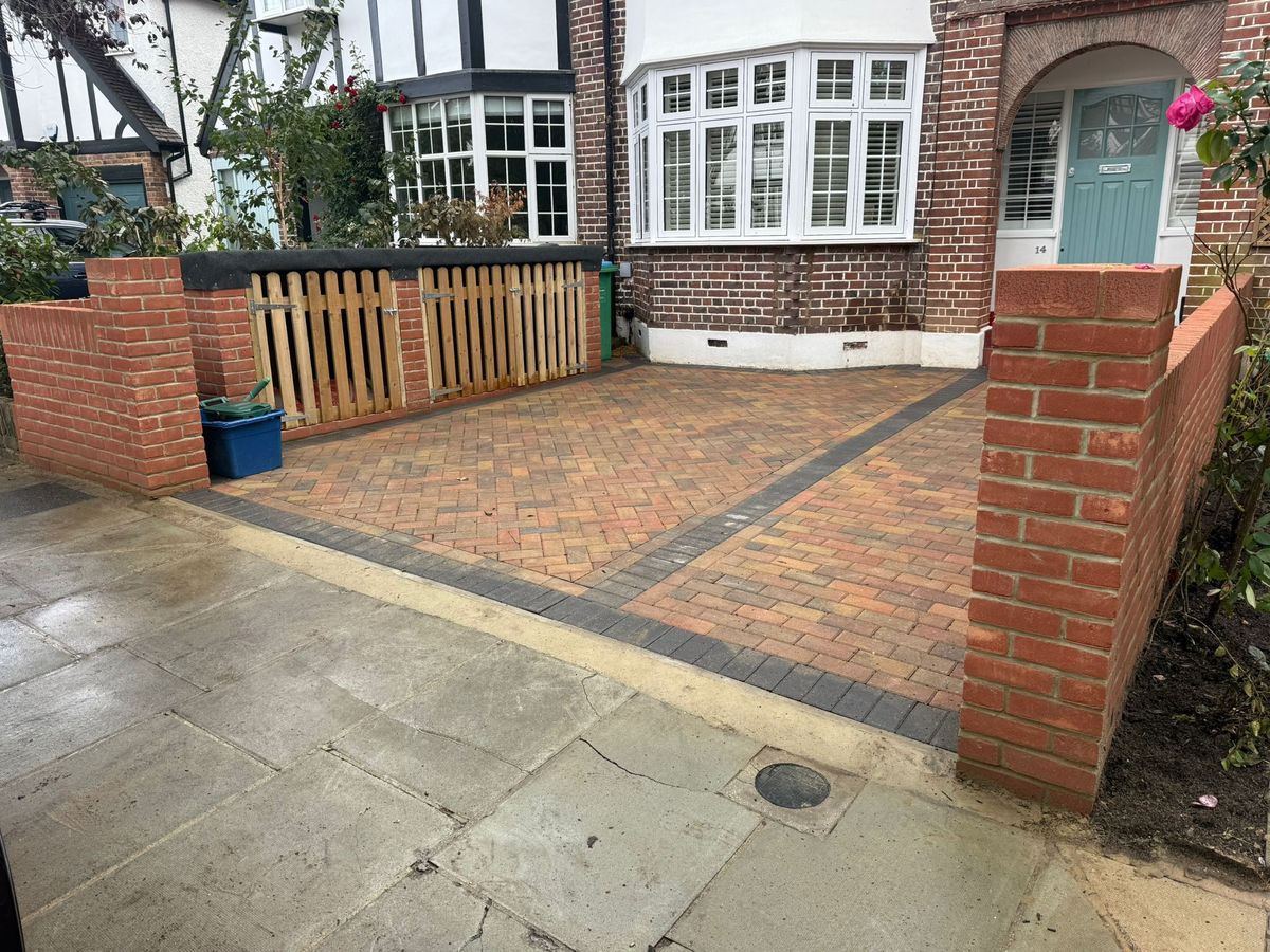 Professional paving finish