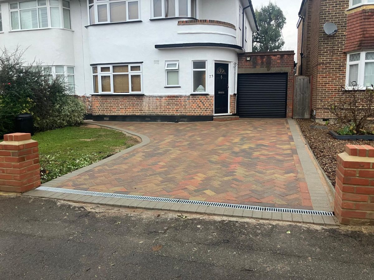 Paving and landscaping project