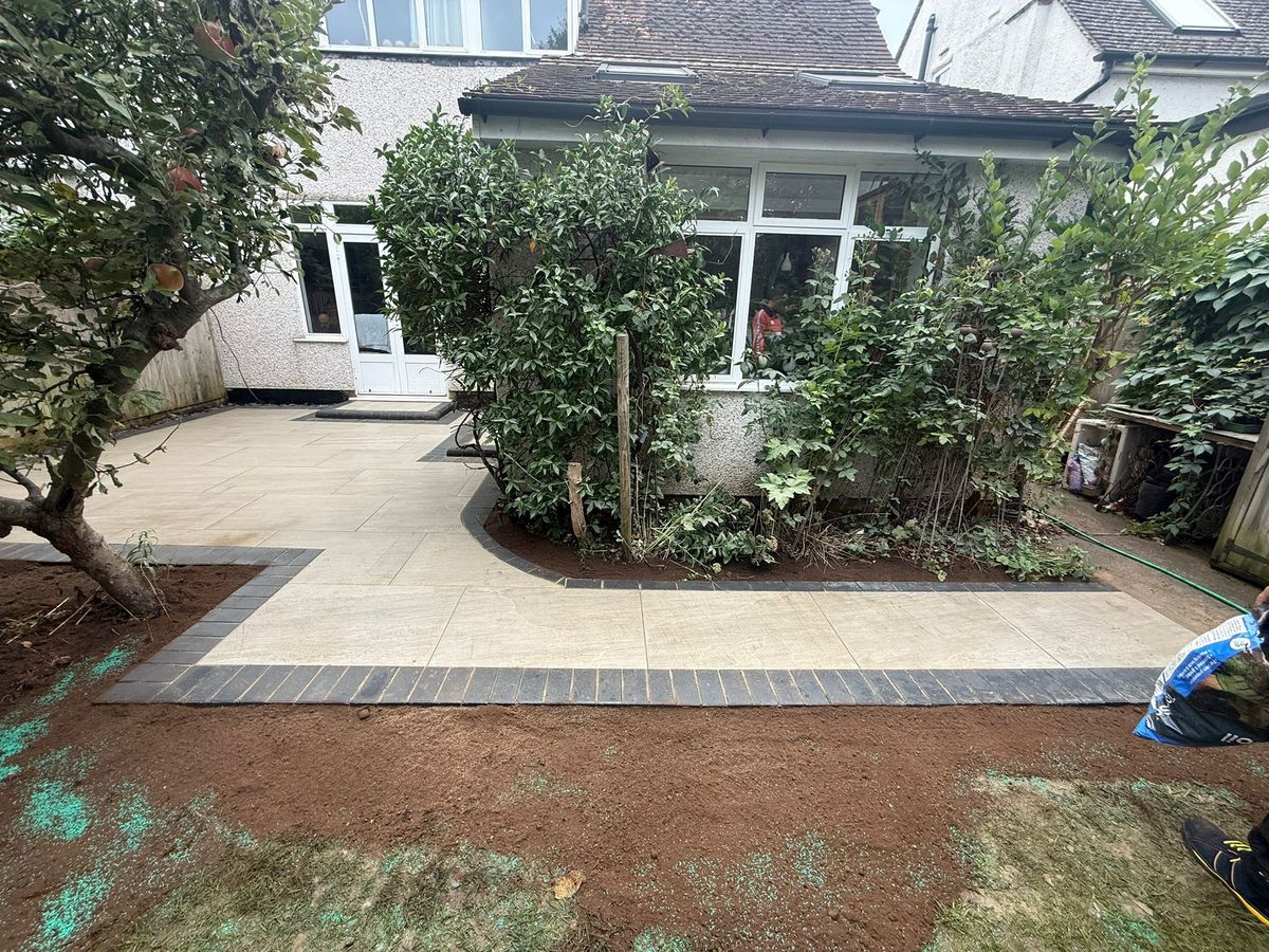 Professional paving finish