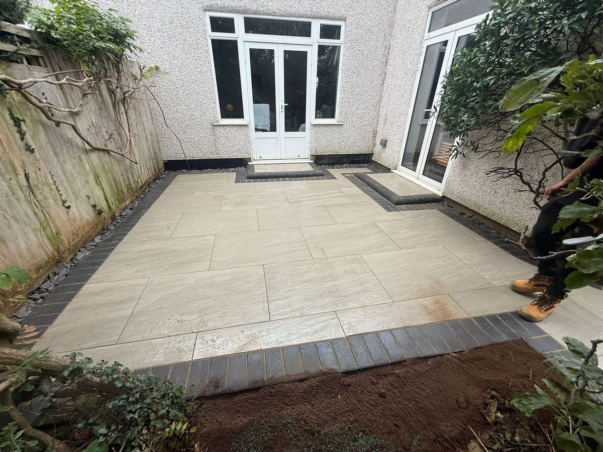 Paving and landscaping project