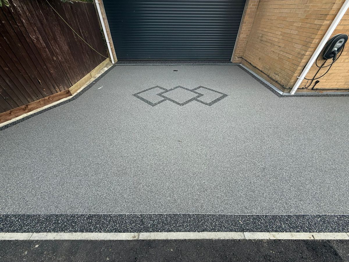 Professional paving finish